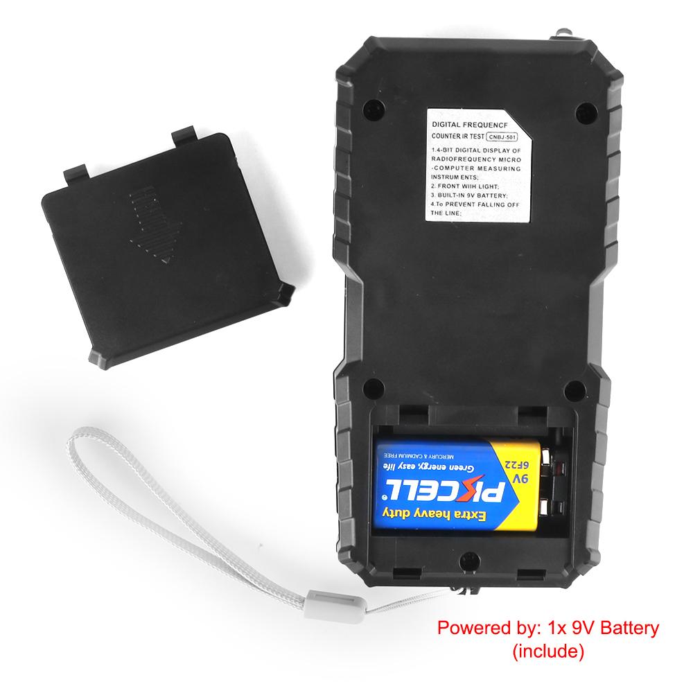 Infrared Frequency Tester 100M-1GHZ CNBJ501 4-bit Digital For Car Keys Remote Controller Electronic IR Frequence Counter Test Measure Instrument