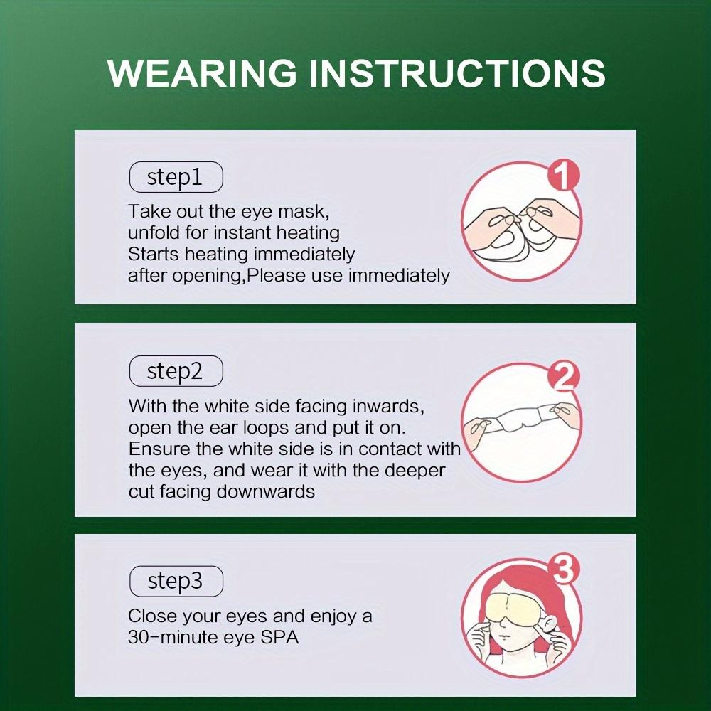 5/10 Stück Dampf-Augenmaske mit heißer Kompresse, Lavendelduft, beruhigende Dampf-Augenmaske, Dampf-Augenmaske, Lavendel, beruhigende Augenmaske, Dampf-Augenmaske