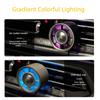 Rotating Electric Cooling Fan 3 Speed Automotive Supply Car Air Vent Fan with Scent Diffuser & Ambients Light