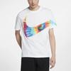 Nike Sportswear Big Swoosh Short Sleeve T-Shirt Men Tops White CI9348-100