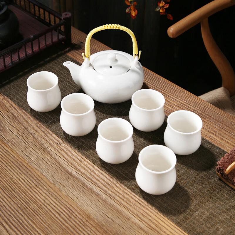 JANLA Crackle Glaze Ceramic Teapot Set