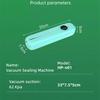 Seal Fresh, Stay Fresh: Smart Auto Vacuum Sealer for Home Food Preservation with 100pcs Vacuum Bag