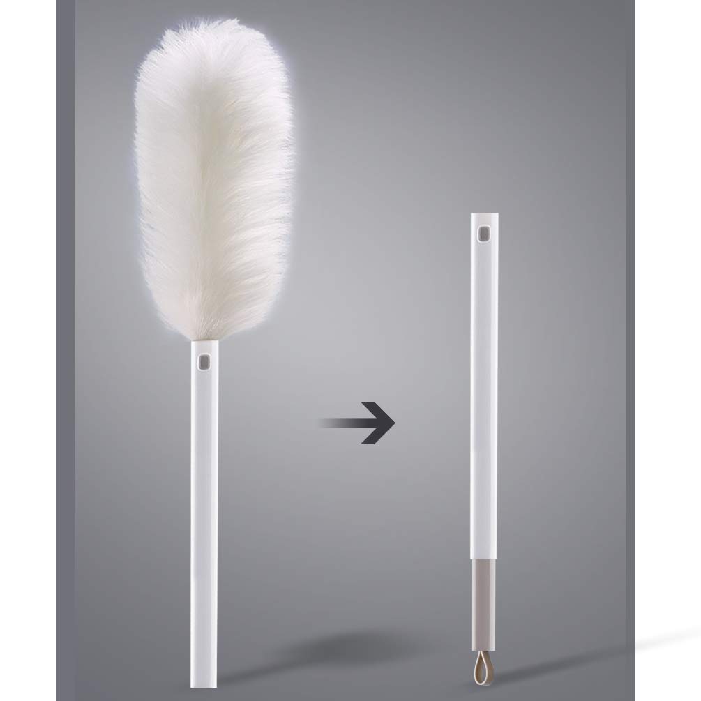 

Duster Duster cleaning Upgraded version of duster wool version of genuine sheep easy to clean equipment such as in the static electricity removal белый