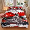 3Pcs Football Heroes Action Bedding Sets For All Sizes New 3D Printed Bed Cover Comforter Duvet Cover Pillowcase Bedroom Decoration