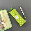 1 Piece Multifunctional Large Capacity School Stationery Bag Cute Stars Pencil Case Mesh Multilayer Pen Bag