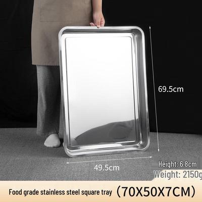 Saikeyou Commercial Stainless Steel Square Tray