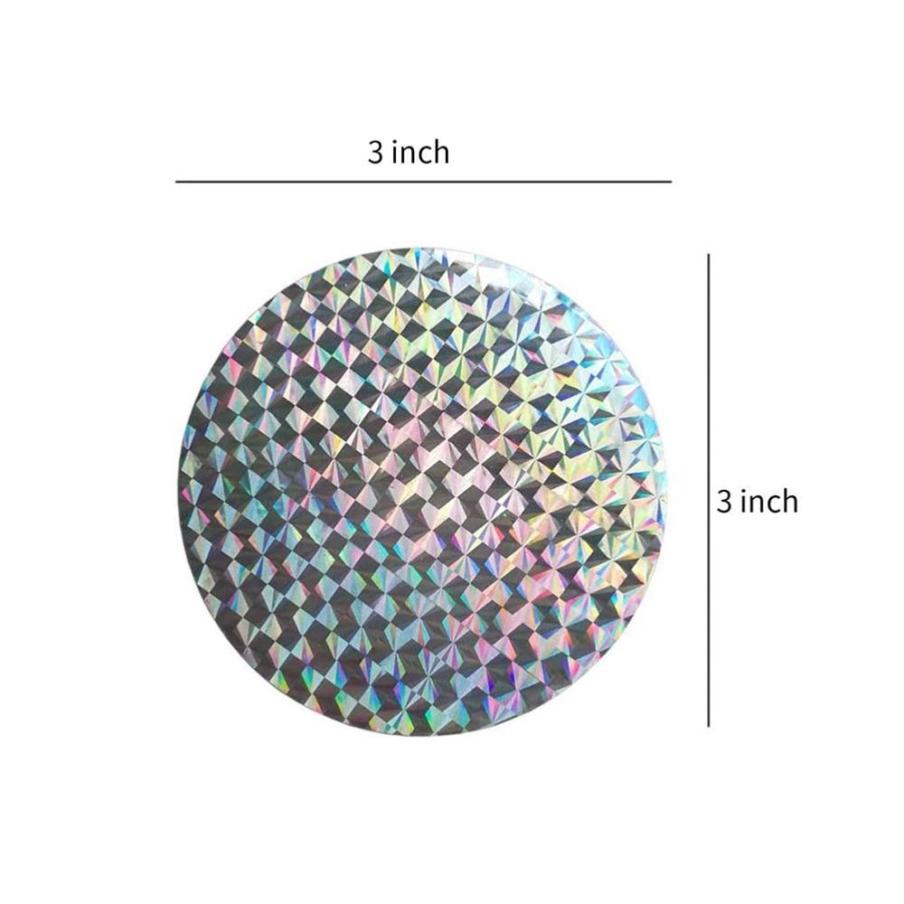 40Pcs Double-Sided Reflective Bird Repellent Tape Reflective Bird Scare Tape Fences Railings