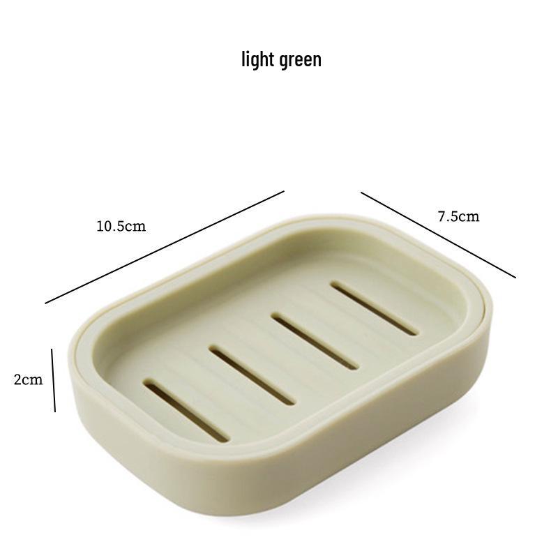 Travel-Friendly Double-Layer Soap Dish with Drainage