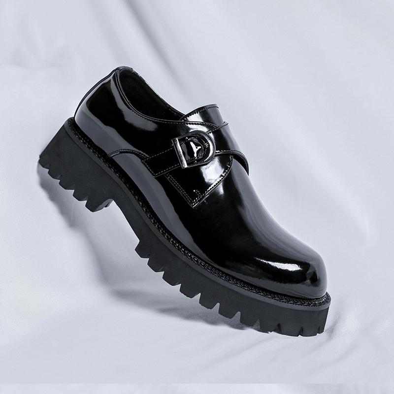 Fashion Brand Spring/Summer New Black Men Shoes Comfy Luxury Brand Men Casual Shoes Lace Up Business Style Dress Shoes Men