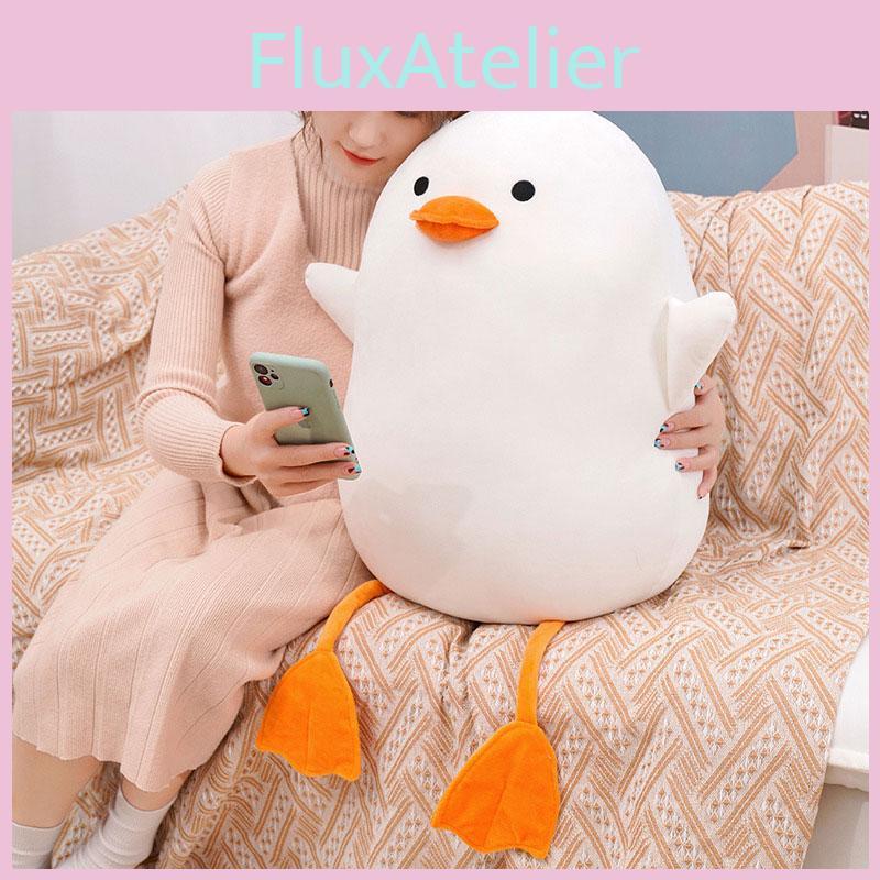 Weiches und knuddeliges weißes Entenplüschtier für Mädchen und Kinder 35cm/50cm