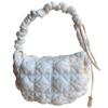 IELGY All-Match One-Shoulder Underarm Korean Version Down Padded Jacket Bag Casual Cross-Body Folded Cloud Bag