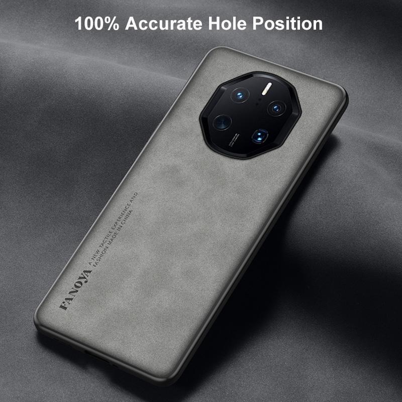 Luxury PU Leather Case For Huawei Mate 50 RS 30 40 Pro Plus Cover Matte Silicone Phone Case For Huawei Mate 10 20 RS 9 Pro 20X