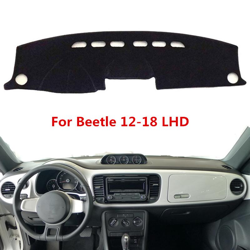For Volkswagen VW Beetle 2012-2014 2015 2016 2017 2018 Dashboard Cover Mat Pad Anti-UV Dash Sunshield Carpet Rug Car Accessories