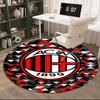1 szt. okrągły dywan Milan Football club Nadrukowany okrągły dywanik, Dywan do domu i biura, Okrągły dywanik pod krzesło, Dywan dekoracyjny Prezenty dla fanów Prezent na Boże Narodzenie