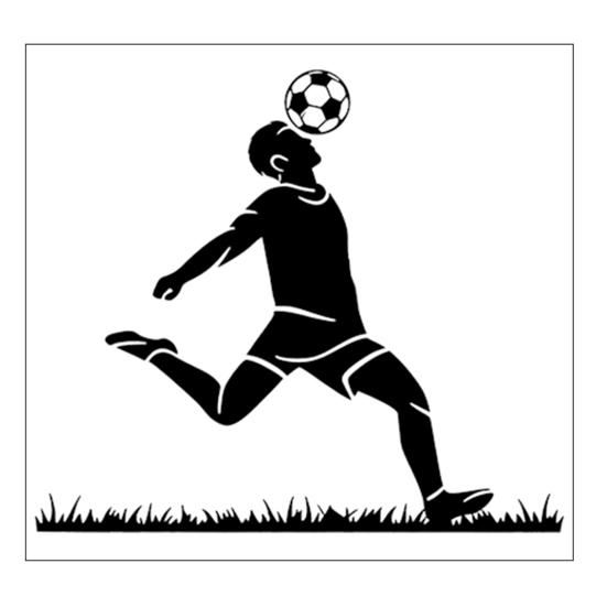 Football Player Switch Sticker, Removable Self-adhesive Light Switch Decoration Decal, Wall Outlet Socket Sticker for Living Room Bedroom B
