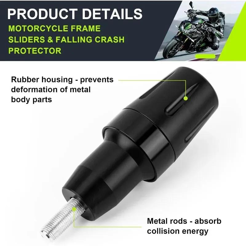 Motorcycle Frame Sliders Falling Crash Protector Guards No Cut for FZ 07 2014-2017 MT07 MT-07 2018- XSR 700 2014-