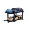 1 Set Cadru Model Parcare Vehicule cu Două Nivele Pentru Mașinuță Jucărie Aliaj 1/64 Piese de Asamblare Decor Scenă Suport Mașină Garaj Imprimat 3D