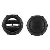 2 stücke Klimaanlage Outlet Schwarz Runde ABS Universal AC Vent für RV Boot Bus Auto