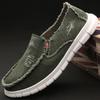 Chaussures pour hommes Chaussures décontractées en toile pour hommes Polyvalentes automne respirantes semelles souples Chaussures tendance printemps Chaussures plates Ouvert