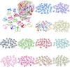 Creative Transparent Bubbles Necklace Bracelet Pendant Wholesale Jewelry Making Heart Beads 10Pcs 15*17mm DIY For