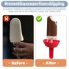 Suport pentru gheață nou rezistent la picurare Suport pentru gheață fără picurare Fără mizerie Frozen Treats Rack Suport pentru ghiocete cu paie pentru înghețată pentru copii