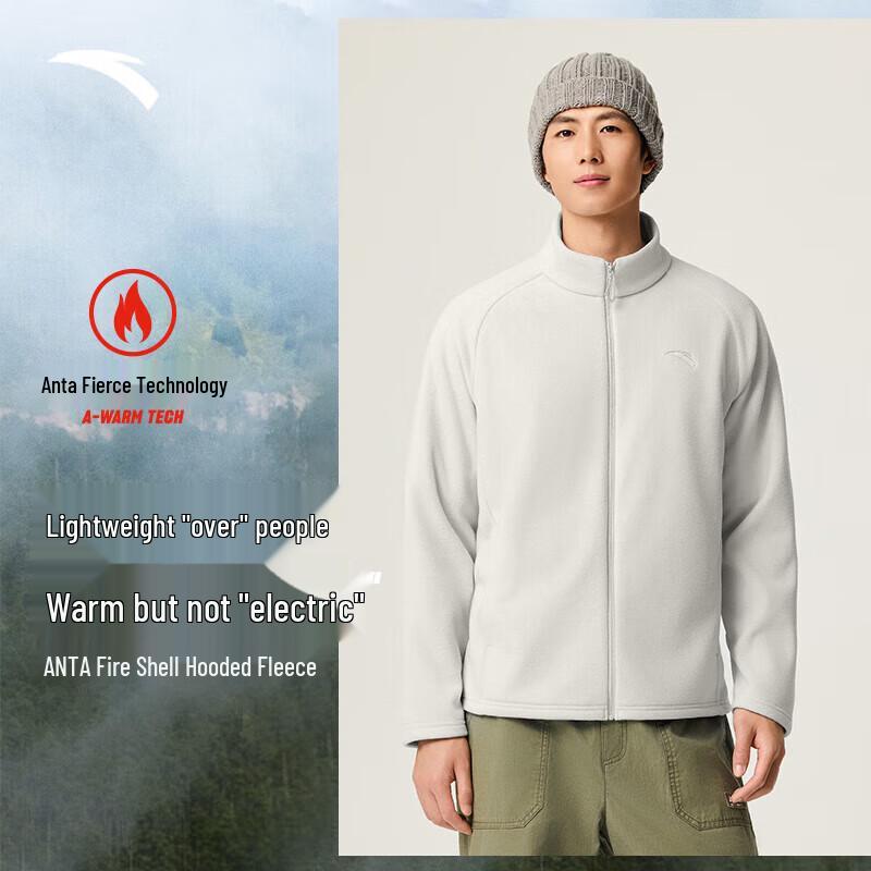 

Anta Men s Outdoor Windproof Warm Fleece Jacket 3XL