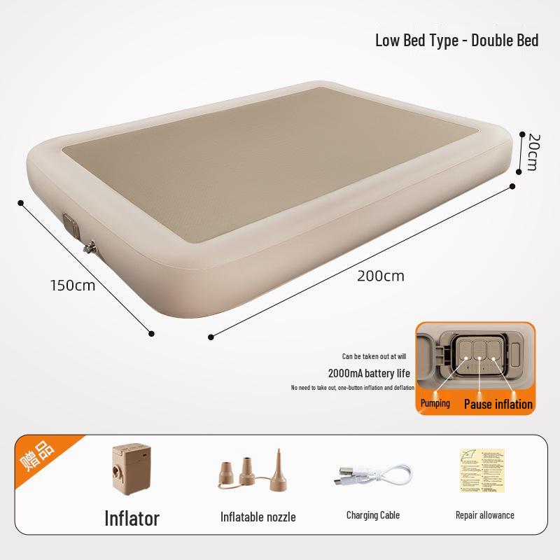Automatic Inflatable Mattress Tent: Outdoor Spring Cloud Bed for Camping and Home Use