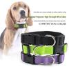Adjustable Solid Color Polyester Pet Collar with Alloy Buckle for Cats and Small-Medium Dogs