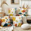 Home Decor Colorful Floral Patterned Pillow Covers For Home Pattern Cushion Cover Suitable For Sofa Bedroom Car Pillow Cover