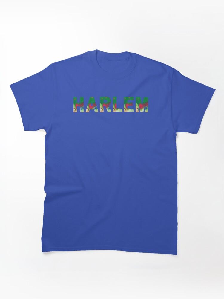 Last Bronx Harlem Texted Based | Colorful Abstract Paint Design Classic T-Shirt