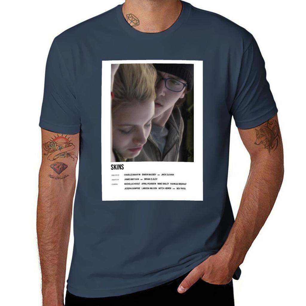 Skins Show Cover (Sid and Cassie) TShirt Athletic Quick Dry TShirt for Unisex