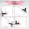 3 IN 1 APP Wearable Vibration Cock Penis Rings Anal Plug Strap on Dildo G-Spot Masturbation Prostata Massager Sex Toys for Men