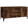 VidaXL TV Stand Smoked Oak 102x44.5x50 Cm Engineered Wood 819609