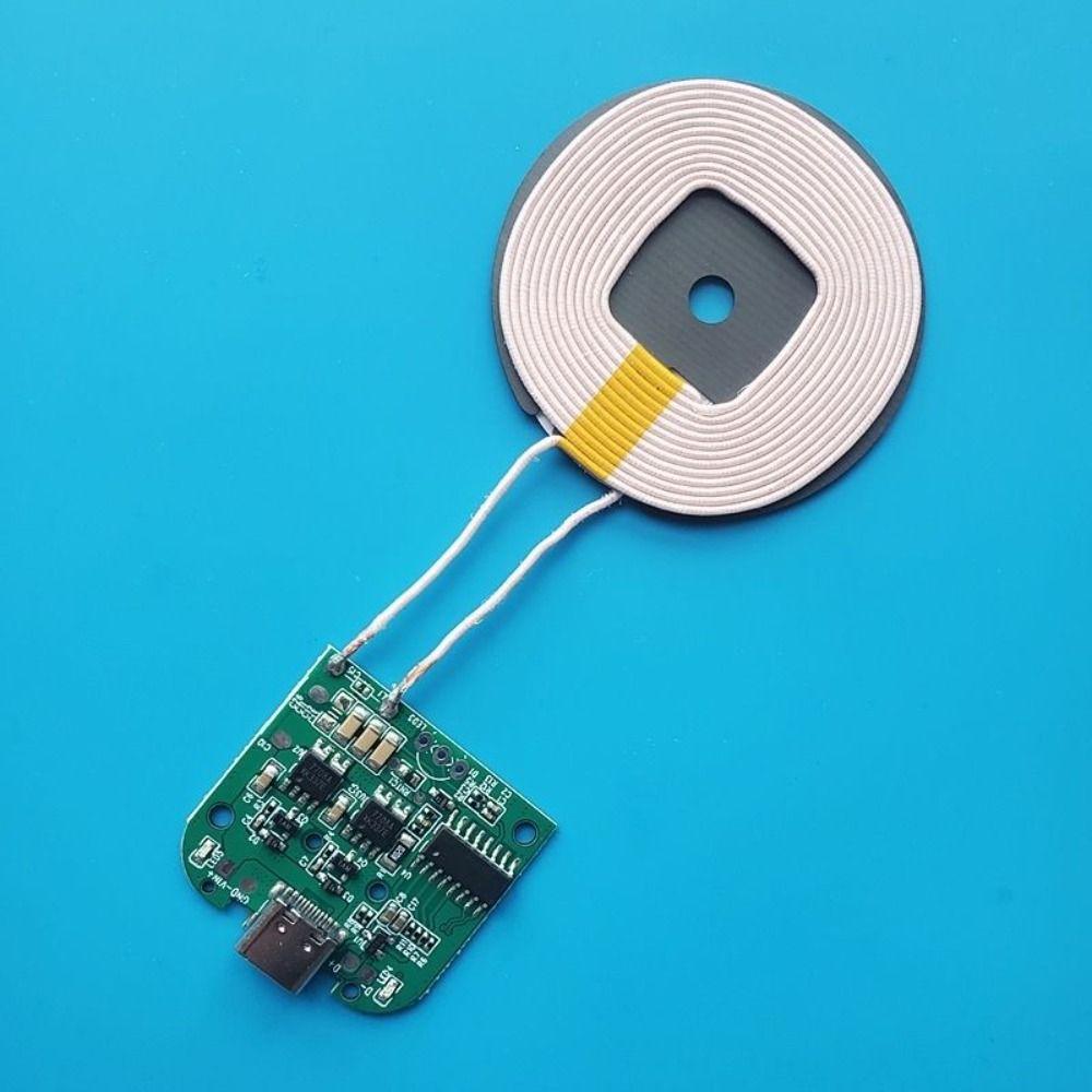 DC5V/9V/12V Input Wireless Charger Module Type-C Interface QI Wireless Charging Coil Phones
