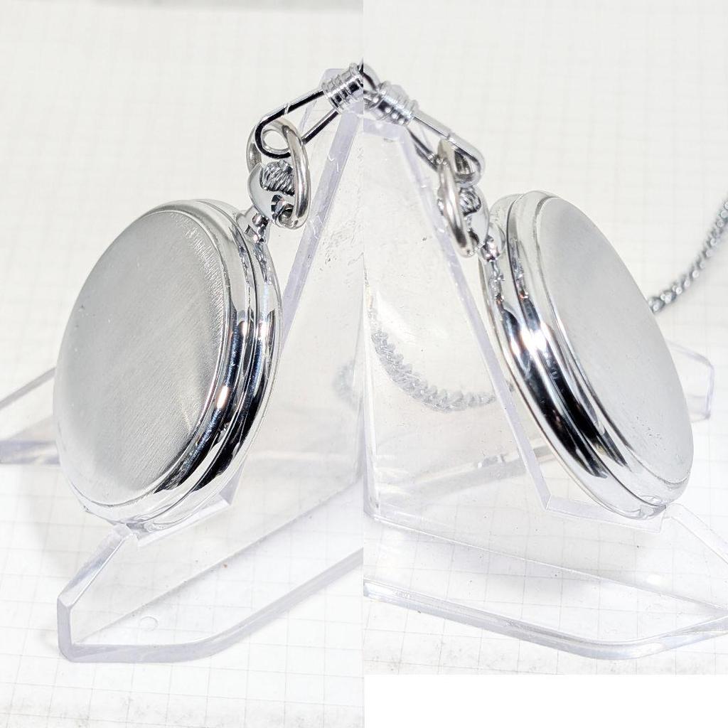 [USED] SEIKO ALBA Pocket Watch, Hunter Case, Battery Replaced, Working Condition, B-94