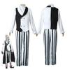 Bungo Stray Dogs Nikolai Gogol Cosplay Costume Hat Wig Season 4 Cloak White Black Uniform Wig Anime Hunter Dogs Halloween Costum