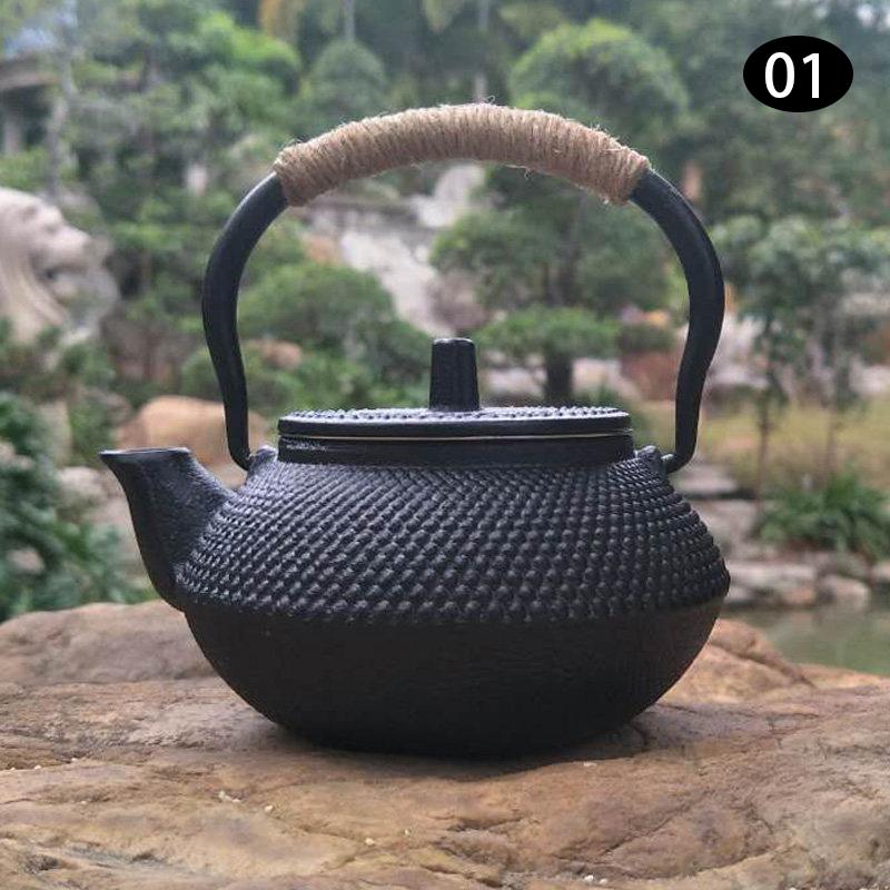 

300ml Retro Japanese Cast Iron Teapot Kitchen Teaware Tea Kettle For Boiling Water Desktop Decoration Kung Fu Tea Tea Ceremony