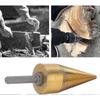 Firewood splitter drill bit drill screw cone firewood special hexagonal handle hand drill bit wood splitter accessories 42mm