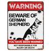 Beware of Dogs Metal Signs Wall Posters Plaque Warning Sign Vintage Iron Painting Decoration for Home Cafe Garden Club Bar