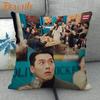Custom Crash Landing On You Hyun Bin KPOP Pillowcase 45X45cm Wedding Decorative Eco-Friendly Cotton Linen Fabric Pillow Case
