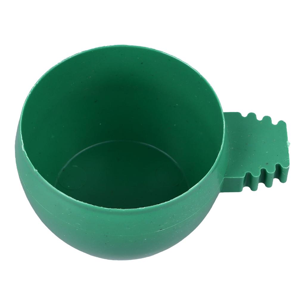 Bird Feeder Cage Cups Thickened Pigeon Water Bowl Round Feeding Sand Cup for Pet Supplies M