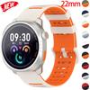 22mm Universal Strap For Huawei Watch GT 5 GT4 GT3 GT2 Gt2 Pro 46mm WATCH4 Pro Rubber Silicone Band for Xiaomi Watch Watchband