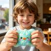 Cartoon Dumpling Squeeze Toy with Glitter, Stress Relief Dough Stress Ball Fidget Toy, Soft Simulated Steamed Bun Sensory Toy