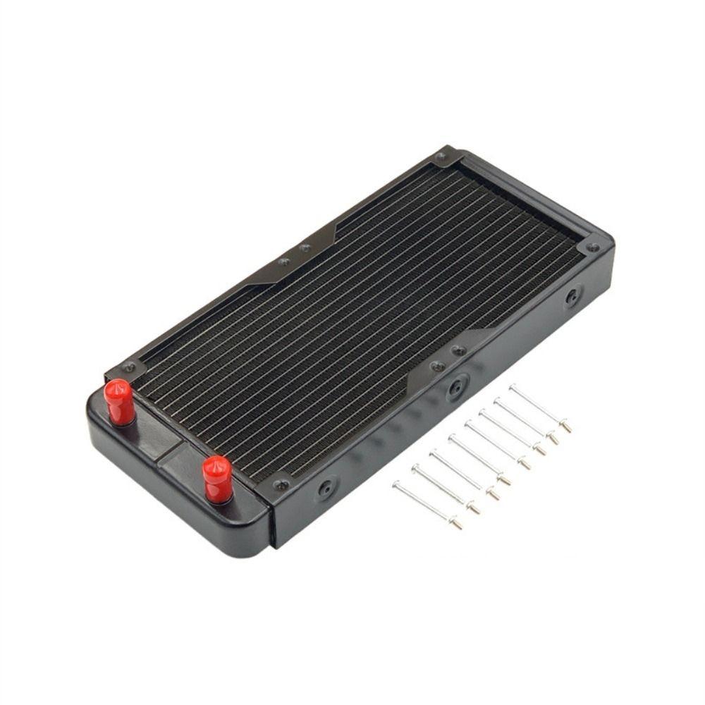 18 Tubes Computer Water Cooling Radiator Aluminum Radiator  Computer Cooling System