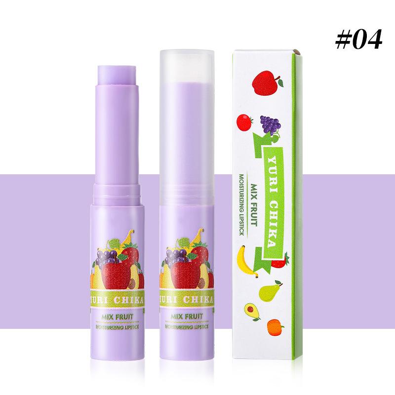 YURI CHIKA owocowy balsam do ust 4g ciepła zmiana szminka szminka mężczyźni kobiety usta