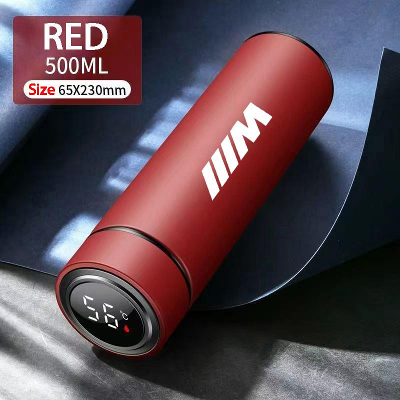 

NEW Temperature Display Thermos Cup Stainless Steel Insulated Bottle For BMW Performance X1 M3 M6 F01 F02 E34 E36 E60 F10 F20
