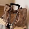 Large-capacity Bag Women's 2025 Autumn and Winter New Class College Student Versatile Shoulder Bag Textured Commuter Tote Bag