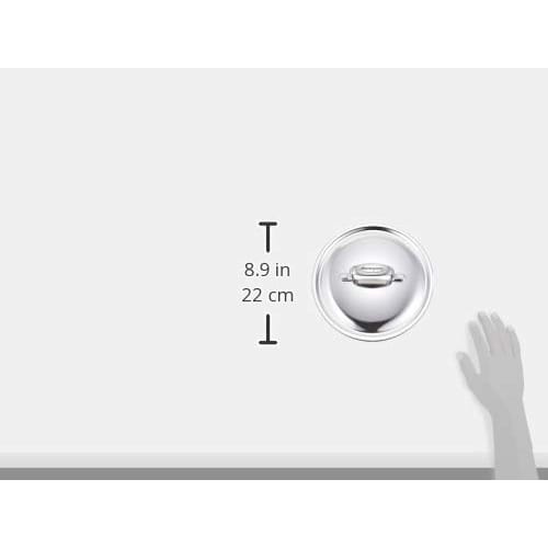 Demeyere "Intense Lid" 20cm, Stainless Steel, Induction Compatible, Dishwasher Safe, 30-Year Warranty, Made in Belgium [Official Product in Japan] 408