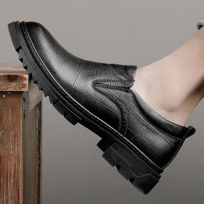 Luxury Brand Mens Leather Shoes Genuine Leather Outdoor Slip On Casual Shoes For Men Platform Formal Loafers Mocassin Hombre New