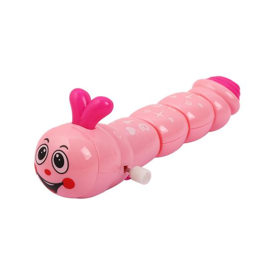 Wind-up Caterpillar Toy Cartoon Caterpillar Crawling Toy Toddlers Boys Girls Educational Interactive Spring Clockwork Animal Toy